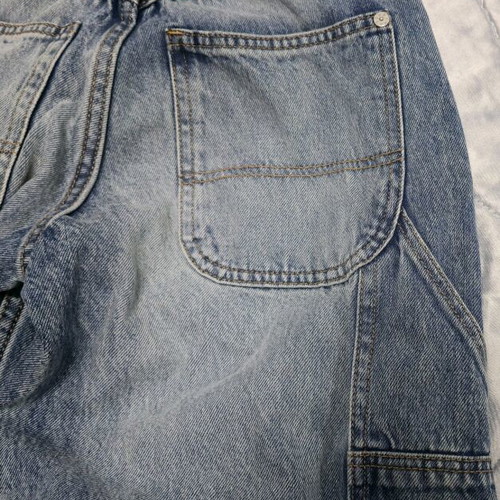 Bershka Carpender baggy wide leg pants size 32 like new, blue