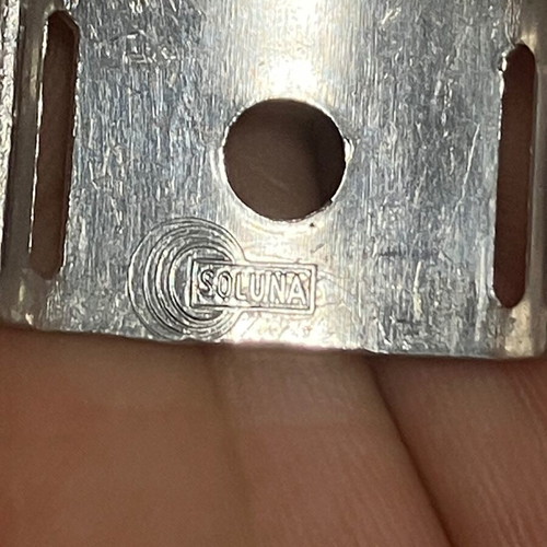 Soluna vintage shaving razor used from Czechoslovakia 1970