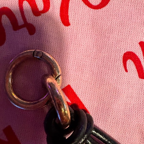 Zara x Kate Moss Limited Edition keychain like new, black and silver