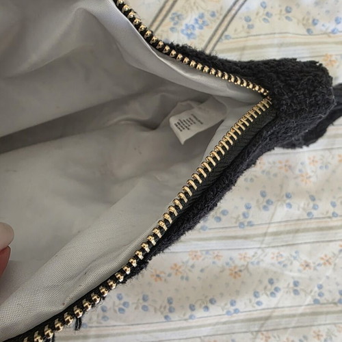 SugarFree large cosmetic bag black new