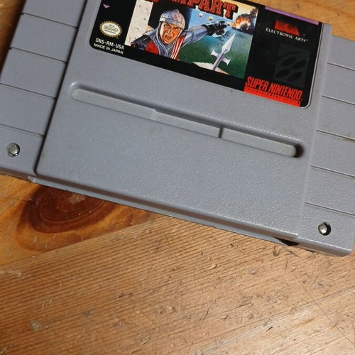 Super Nintendo Rampart cartridge used, moderate condition, USA