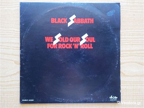  BLACK SABBATH - We Sold Our Soul For Rock 'N' Roll (Best) 2plos diskos viniliou Classic Hard Metal Rock
