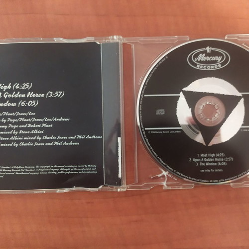 Jimmy Page & Robert Plant Most High CD Single used
