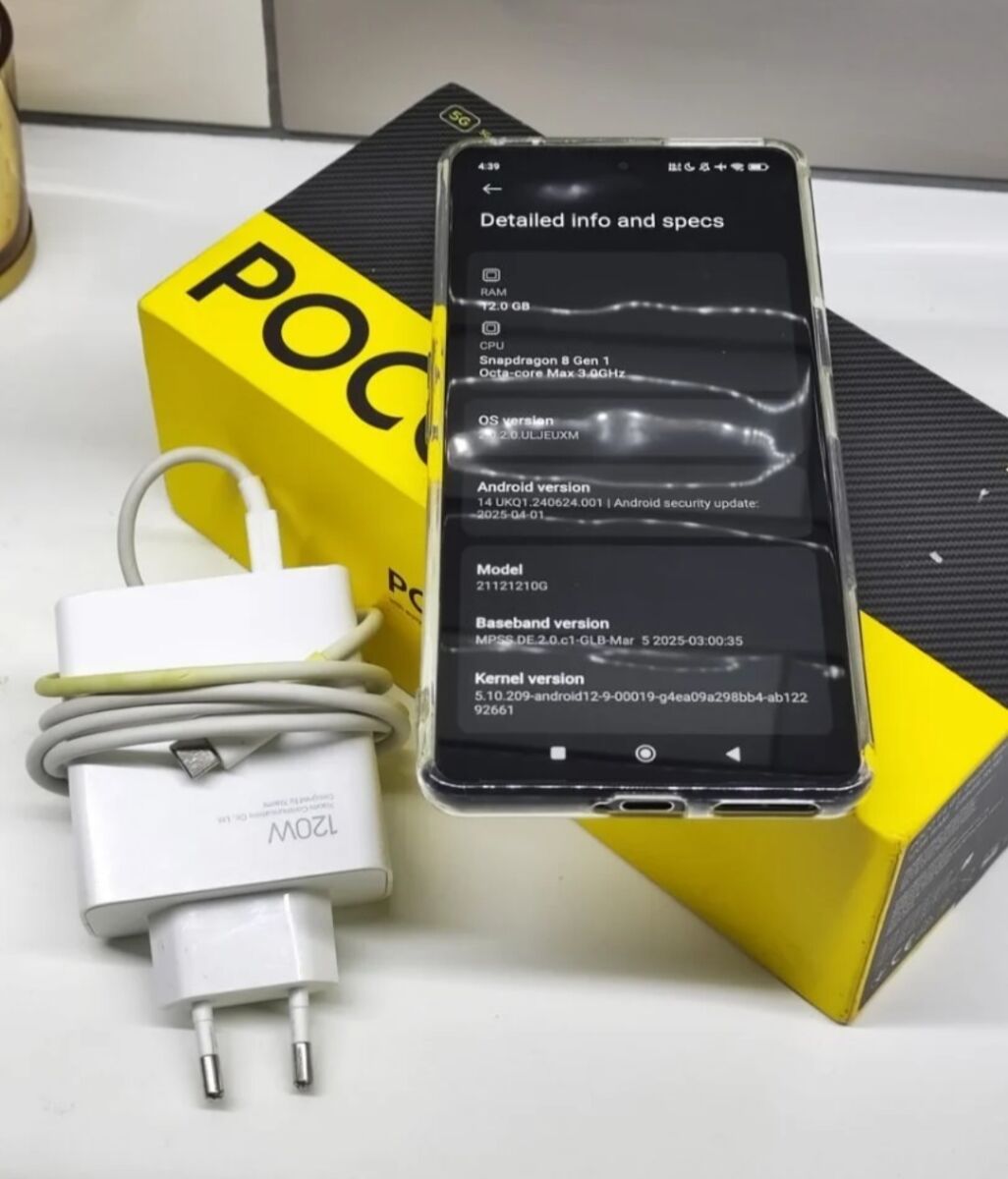 Poco F4 GT 5G used black gaming phone… - € 150,00 - Vendora.cy