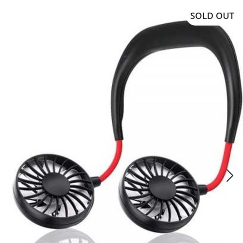 Adjustable double neck fan new