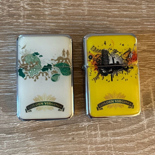 Windproof lighter new set of 2 pieces