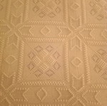 Handmade vintage crochet blanket like new 230x190