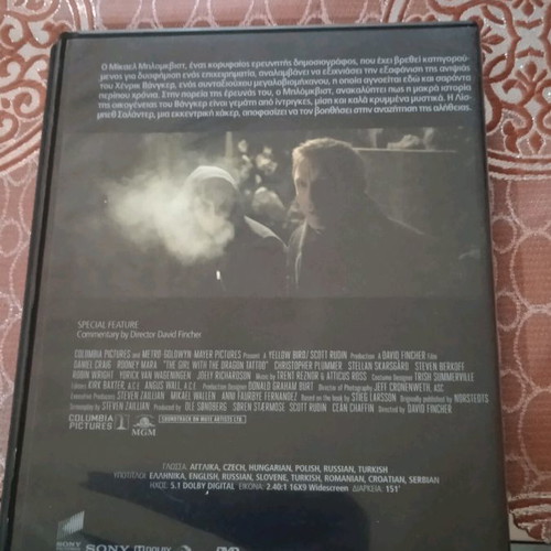 DVD movies used, adventure and crime with subtitles