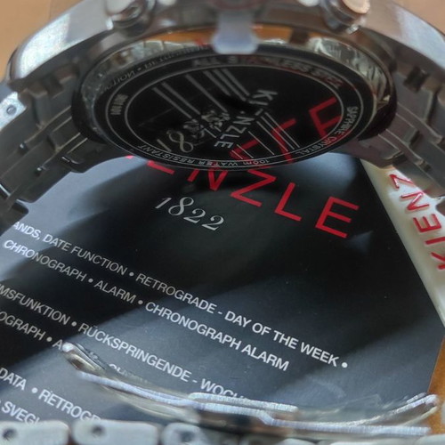 Kienzle wristwatch men's new, chronograph, waterproof 100m
