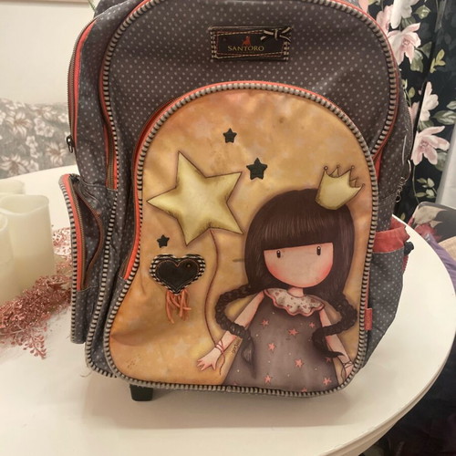 Santoro school trolley bag like new for primary school