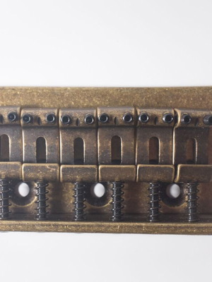 Electric Guitar Bridge antique finish, new
