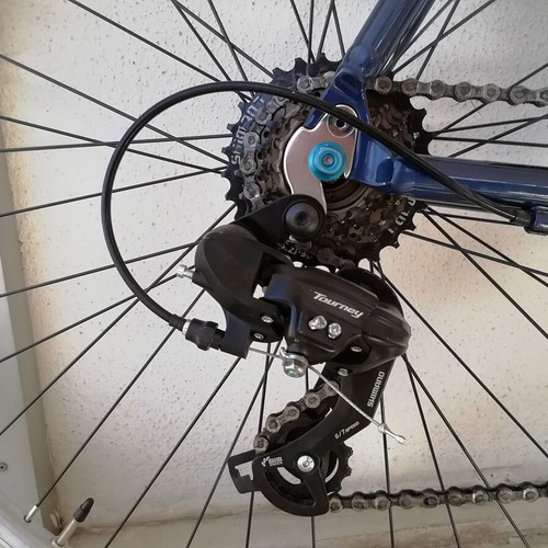 Handmade road bike new, blue, 700c wheels, V-brakes, gears
