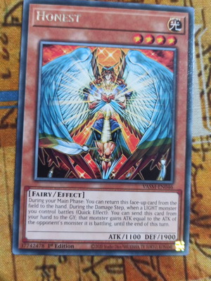Honest Effect Monster κάρτα Yu-Gi-Oh! σαν καινούργιο