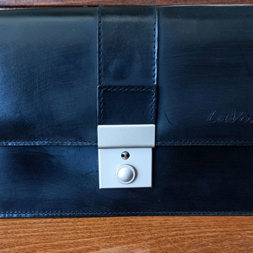 Men's leather bag Lavor new, black