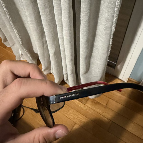 Dolce & Gabbana sunglasses used, black with scratches