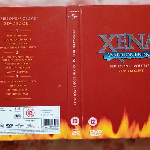Xena Warrior Princess 3 DVD boxset like new, season one