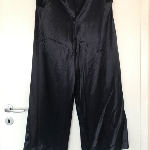 COS wide leg satin trousers like new, size XS/S, blue