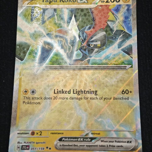 Tapu Koko ex Pokémon JTG 051 Journey Together card new