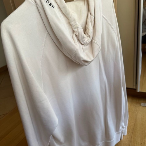 Nike Swoosh hoodie used, size M, black and white