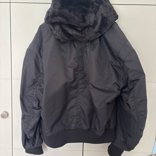 Zara Bomber jacket XL oversized like new, black