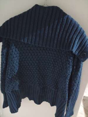Cardigan medium size blue like new