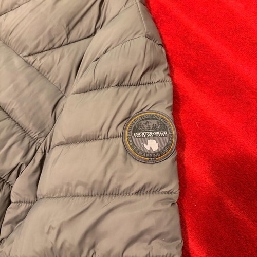 Napapijri jacket gray XL like new without tags