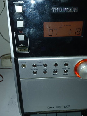 Tomson Mini Stereo System like new with radio, cassette, CD, and USB recorder