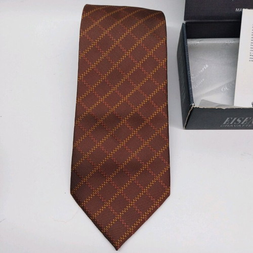 Italian tie EISENHOWER new, silk, in box