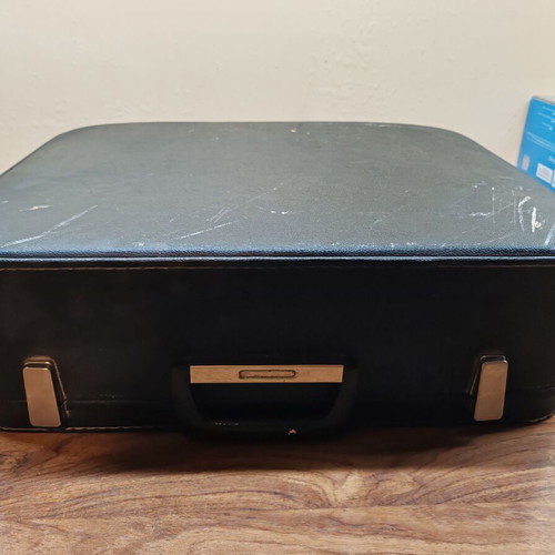 Erika vintage typewriter used with case