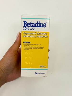 Betadine 10% Dermal Solution New 240 ml for External Use