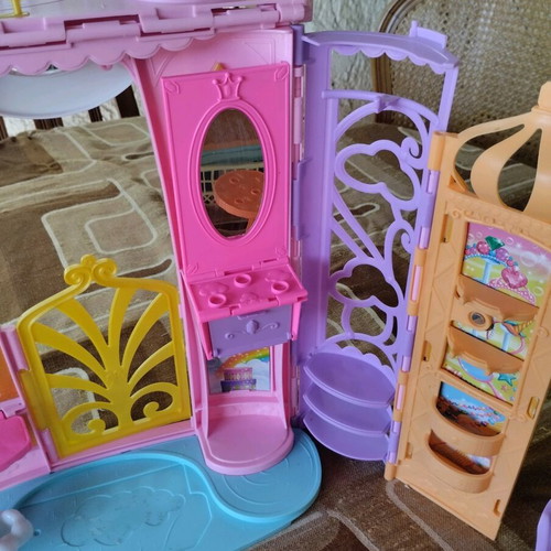 Barbie Princess Dreamtopia castle used with missing parts