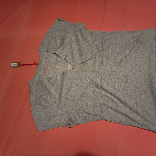 Women's summer cotton pyjamas set new, grey and pink