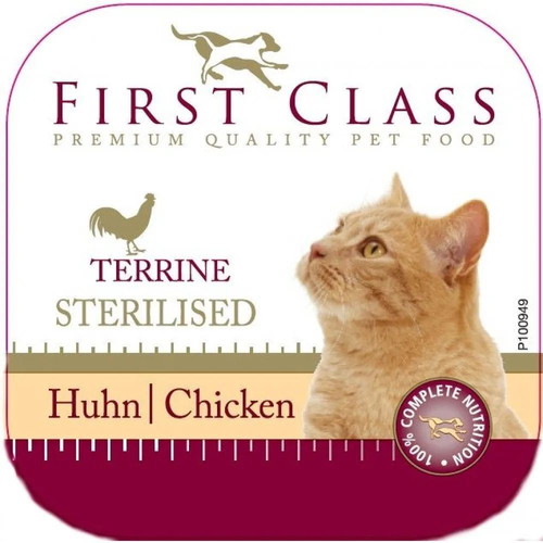 First Class chicken pâté, pack of 15x100 gr new