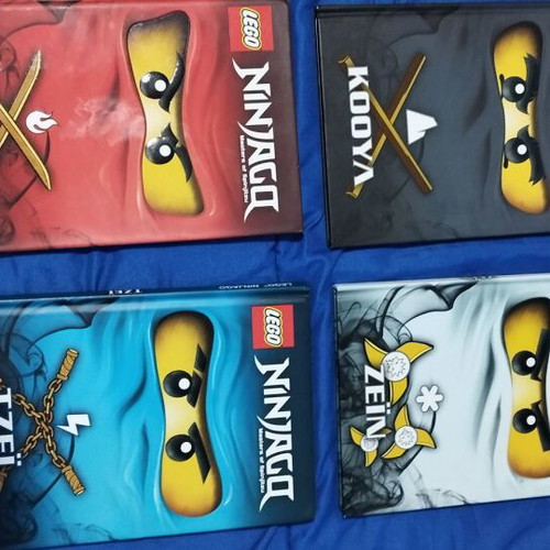 Lego Ninjago books like new, set of 4