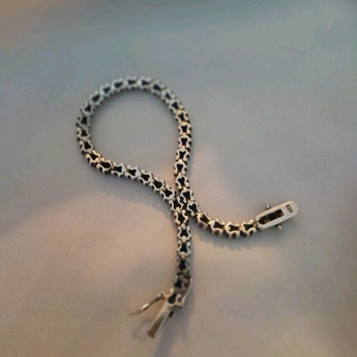 Riviera 925 bracelet with stones 20cm used