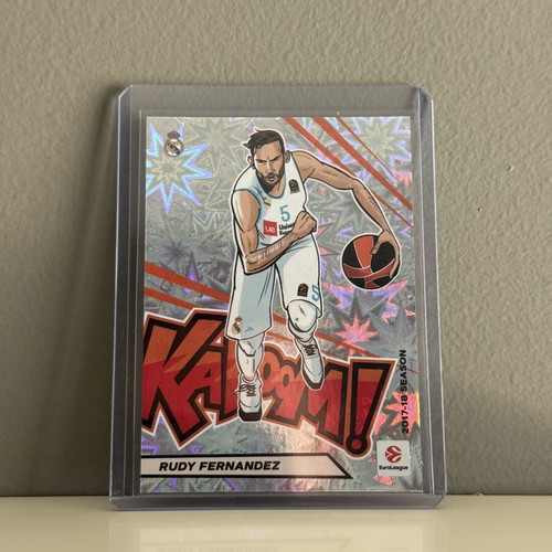Rudy Fernández Kaboom collectible card new