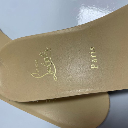 Christian Louboutin slip on sneakers 37.5 like new, black