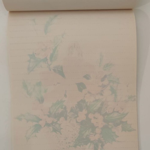 Vintage Christmas Letter Writing Pad, 14 Sheets