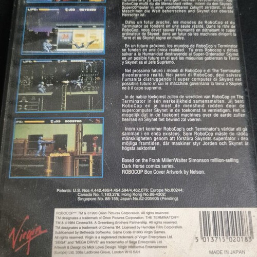 Robocop Versus Terminator Sega Mega Drive used action game