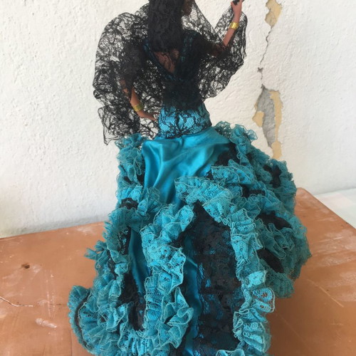 El Corte Ingles Flamenca Doll 34 cm as shown