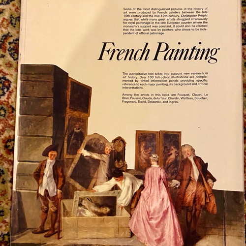 French Painting book used, English