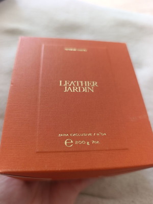 Zara x Jo Malone Leather Jardin scented candle 200g new