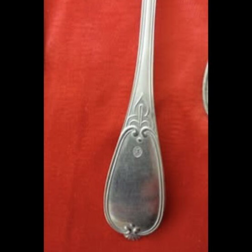 Vintage brass forks and spoons used, set of 11 forks and 8 spoons for decor