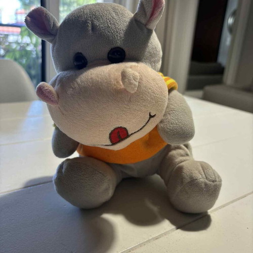 Plush hippopotamus like new