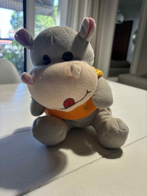 Plush hippopotamus like new