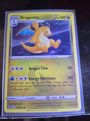 Dragonite 131/195 σαν καινούργιο, Klara promo 145/198 Silver Tempest