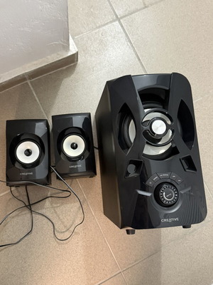 Ηχοσύστημα Bluetooth Creative 2.1 E29001 σαν καινούργιο, 60 Watt