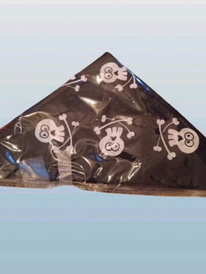 Black bandana scarf new