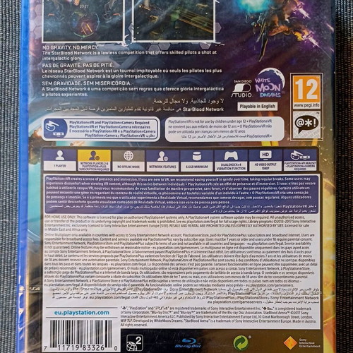 Starblood Arena PS4 new, sealed VR game