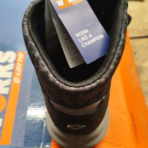 Lotto electrician safety boots new, size 45, black and grey